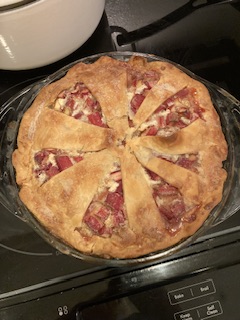 2024 rhubarb custard pie